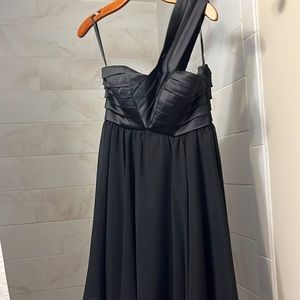 Minuet Size small black babydoll dress -LBD